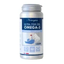 Norveško Ultra ribje olje Omega 3, pridobljeno iz sardin, 120 kapsul