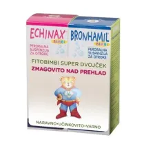 Fitobimbi, Super dvojček (Echinax + Bronhamil), 2 x 200 ml