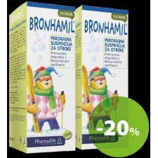 Fitobimbi, Bronhamil peroralna suspenzija, 2 x 200 ml