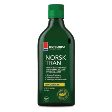 Norsk Tran, tekoče norveško polenovkino olje, 375 ml