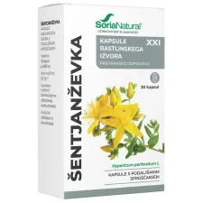 Soria Natural, Šentjanževka XXI kapsule s podaljšanim sproščanjem, 30 kapsul