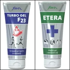 Favn, Turbo gel F23, 100 ml + Etera hladilni gel, 100 ml