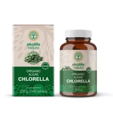 Ekolife Natura, ekološka alga chlorella, tablete 240x