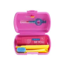 Curaprox, potovalni set Ortho, medzobna ščetka CPS Prime 07 + CPS 14 + CPS 18 + zložljiva zobna ščetka CS 5460 + zobna pasta. 10ml