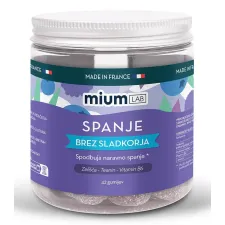 Mium Lab, Spanje gumiji brez sladkorja, 42 gumijev