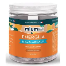 Mium Lab, Energija gumiji brez sladkorja, 42 gumijev