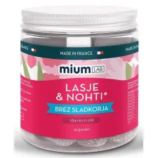 Mium Lab, Lasje in nohti gumiji brez sladkorja, 42 gumijev