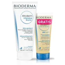 Bioderma, Atoderm Intensive balzam, 200 ml + Hranilno olje za tuširanje, 100 ml gratis