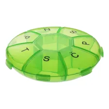 Mediblink, tedenska posodica za tablete Lotus zelena, M014