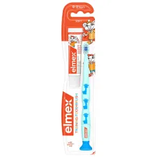 Elmex, otroška zobna ščetka 0 - 3 let + Elmex, otroška zobna krema 0 - 6 let, 12 ml