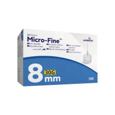 Embecta, Micro-Fine igla za peresnike 8 mm G30, 100 igel