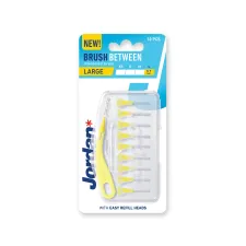 Jordan, Brush Between L 0,7 mm medzobna ščetka z držalom, 10 medzobnih ščetk