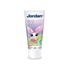 Jordan, Kids zobna pasta z blagim sadnim okusom 0 - 5 let 500 ppm F, 50 ml