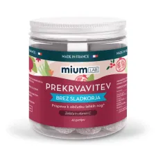 Mium Lab, Prekrvavitev gumiji brez sladkorja, 42 gumijev