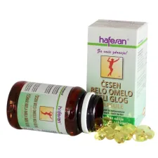 Hafesan, Česen + Belo omelo + Beli glog kapsule, 60 kapsul