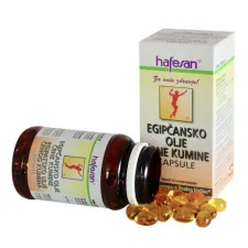 Hafesan, Egipčansko olje Črne kumine kapsule, 60 kapsul