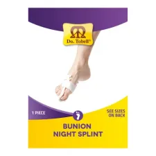 DoTobell, nočna fiksacijska opornica za Haluks valgus za desno stopalo, 1 opornica