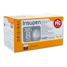 PiC, igla Insupen G32 8 mm, 100 igel