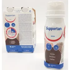 Supportan Drink, okus čokolada, 200 ml, 4 plastenke