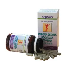 Hafesan, Vrbova skorja + bosvelija + kopriva kapsule, 60 kapsul