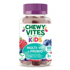 Chewy Vites, Kids Multi-Vit + Bifido + Lakto gumiji, 60 gumijev