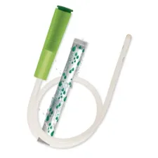 Greencath PLUS, ženski urinski kateter Nelaton z nanosom in vodno vrečko, CH12 x 18 cm, 30 kosov