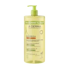 A-Derma, Exomega control, emolientno čistilno olje za tuširanje, 1000 ml