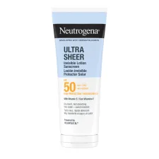 Neutrogena, Ultra Sheer nevidni vlažilni losjon za zaščito pred soncem za obraz in telo ZF50, 200 ml