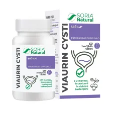 Soria Natural Viaurin Cysti, 60 žvečljivih tablet