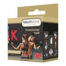 Mediblink, Kineziološki trak 5 cm x 5 m, rdeč M134