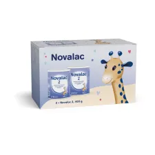Novalac, 2 nadaljevalno mleko za dojenčke 6-12 mesecev, 2x 400