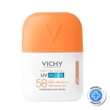 Vichy, Capital Soleil UV Aqua tonirani vlažilni fluid Light ZF50, 50 ml