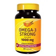 Natural Wealth, Omega 3 Strong, 60 kapsule