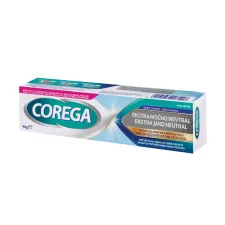 Corega, Ekstra Močno Nevtral, pričvrstilna krema za zobne proteze, 40 g