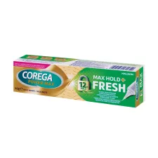 Corega, Max Hold + Fresh, pričvrstilna krema za zobne proteze, 40 g