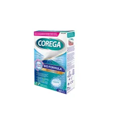 Corega, Bio Formula, tablete za čiščenje zobnih protez, 30 tablet