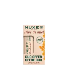 Nuxe, Reve de miel, vlažilni stik za ustnice, 2x 4 g 2x