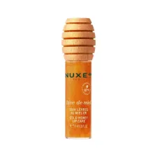 Nuxe, Reve de Miel medena nega za ustnice zlata z bleščicami z aplikatorjem, 10 ml