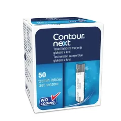 Contour Next, testni lističi, 50 lističev