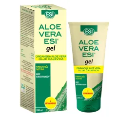ESI, Aloe Vera gel z oljem čajevca in vitaminom E, 200 ml