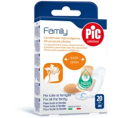 Pic, Family, antibakterijski obliži MIX , 20 obližev