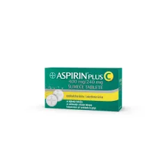 Aspirin plus C 400 mg/240 mg šumeče tablete, 10 tablet