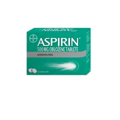Aspirin 500 mg obložene tablete, 20 tablet