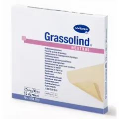 Grasolind, Neutral vazelinska gaza 5 x 5 cm, 10 gaz