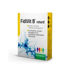 FidiVit B, obložene tablete, 40 tablet