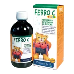 Bimbi, Ferro C peroralna suspenzija, 200 ml
