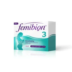 Femibion 3, za čas dojenja, 28 tablet + 28 kapsul