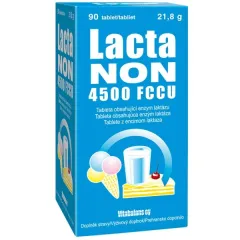 Lactanon, 4500 FCC tablete z encimom laktaza, 90 tablet