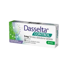 Dasselta control 5 mg filmsko obložene tablete, 10 tablet