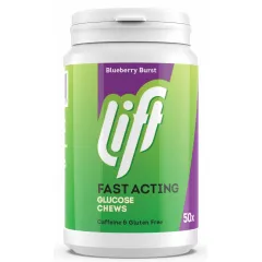 Lift, Fast acting glukozne tablete - borovnica, 50 tablet